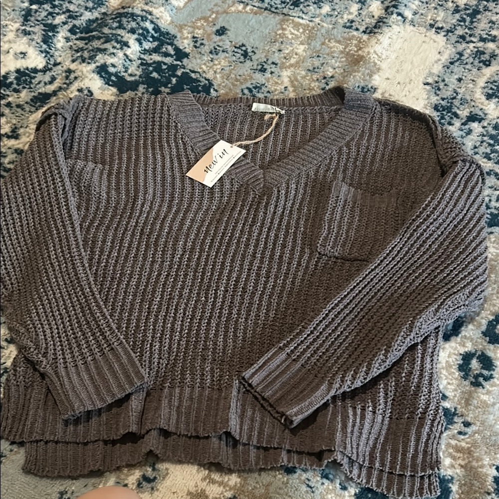 Taupe Knit Sweater